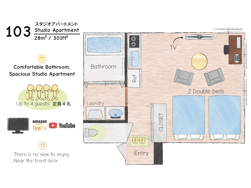 お部屋の間取り図