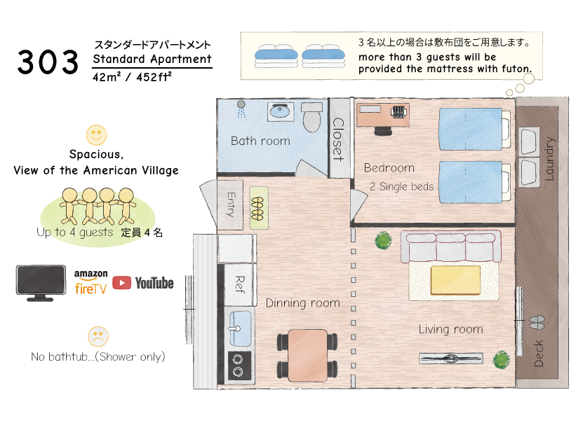 お部屋の間取り図